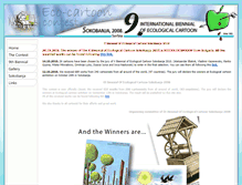 Tablet Screenshot of ecocartoon.opstinasokobanja.com